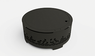 Уличный очаг Grey Stone Fuego L Rhomb для сада и загородного дома Уличный очаг Grey Stone Fuego L Rhomb, уличное оборудование