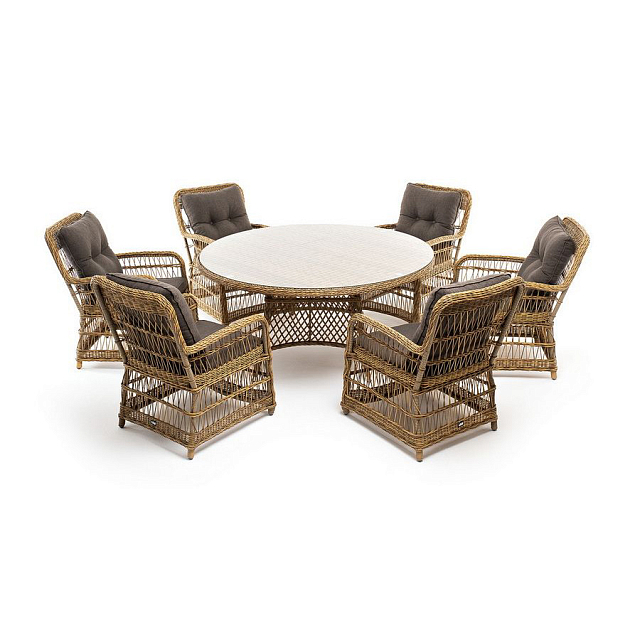 Обеденная группа 4SIS Эспрессо-150 C, цвет соломенный 