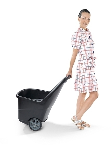 Тележка садовая Keter Easy Go XL 62 л Цвет: антрацит 