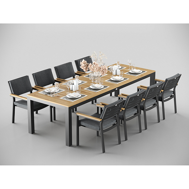 Стол Gardenini Bella 280 Карбон 