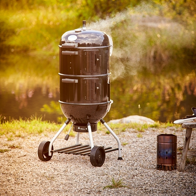 угольный гриль-коптильня rösle smoker f50-s