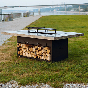 Гриль-очаг Elbrus Home Монблан 280х140 (Термостойкая эмаль) для сада