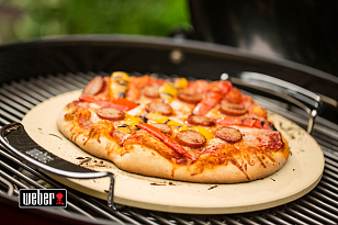 Камень для выпечки пиццы пиццы Weber GBS для приготовления пищи Камень для выпечки пиццы пиццы Weber GBS для сада