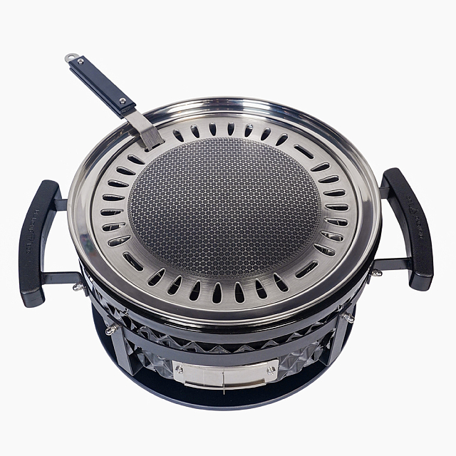 Настольный керамический гриль Diamond Egg Tabletop Grill Цвет: черный