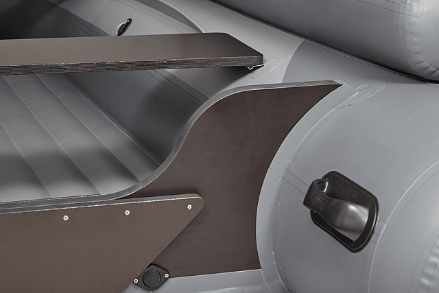 Лодка ПВХ Фрегат 420 Air F (НДНД) серая