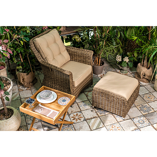 Кресло плетеное Joygarden Opal, садовая мебель