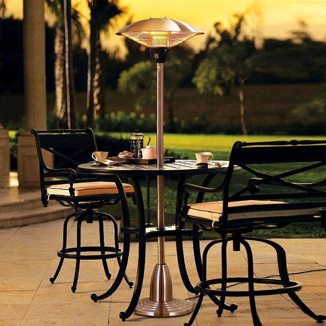 Обогреватель для уличных беседок электрический Hügett Floor Steel 1821-ADC 