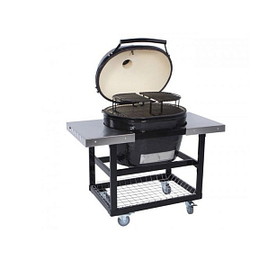 Стол-тележка со столешницами из нержавеющей стали для Primo Oval 400 (XL) и 300 (Family)