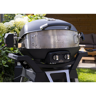 Вертел с 2-мя зажимами, экраном и электромотором для моделей Napoleon TravelQ-285 для сада