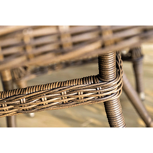 Обеденная группа 4SIS Сицилия, цвет коричневый, садовая мебель