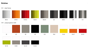 Стул Pedrali Tweet Цвет: белый, желтый для дачи Стул Pedrali Tweet Цвет: белый, желтый, садовая мебель