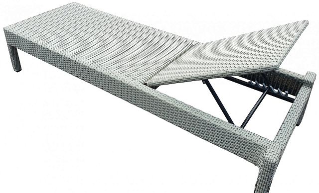 Шезлонг-лежак плетеный Tagliamento GS925 Цвет: белый 