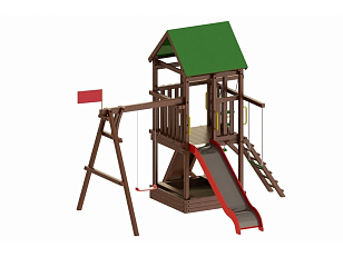 Деревянный городок Leda Домик (1-2), садовая мебель