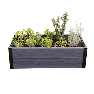 Кашпо-грядка Keter Maple House Цвет: серый, уличное оборудование