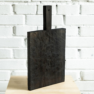 Доска разделочная Fuga "Снег" прямая большая Цвет: тёмный, товары для загородного дома