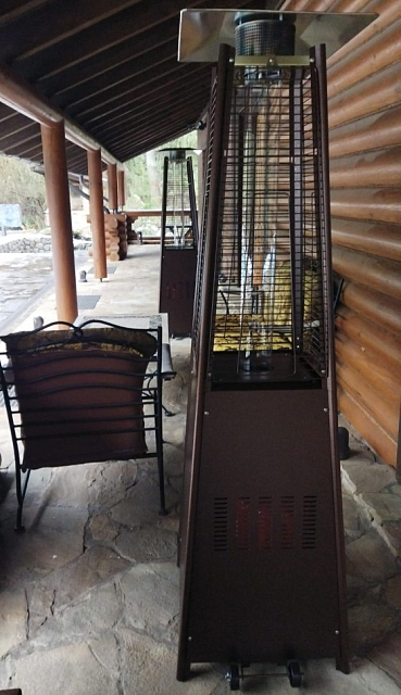 Уличный газовый обогреватель WWT 13I Total Brown Mini 