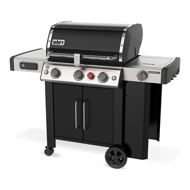 гриль газовый weber genesis ii ex-335 gbs, черный