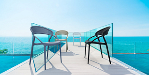 Кресло Siesta Contract Sunset Цвет: белый для дачи Кресло Siesta Contract Sunset Цвет: белый, садовая мебель