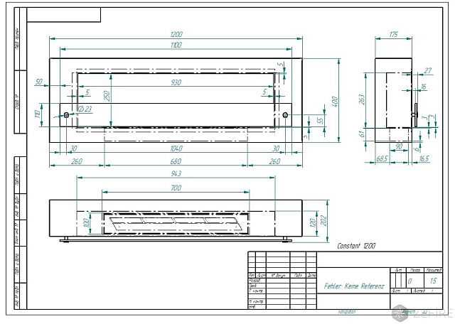 Биокамин ZeFire Constant White 1200 со стемалитом