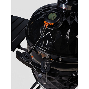 гриль керамический diamond egg xl pro цвет: черный для приготовления пищи гриль керамический diamond egg xl pro цвет: черный для дачи