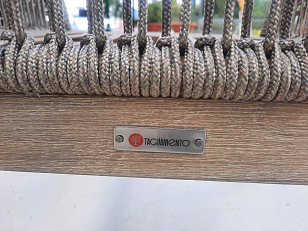 Кресло деревянное плетеное Tagliamento Belle Цвет: натуральный, садовая мебель