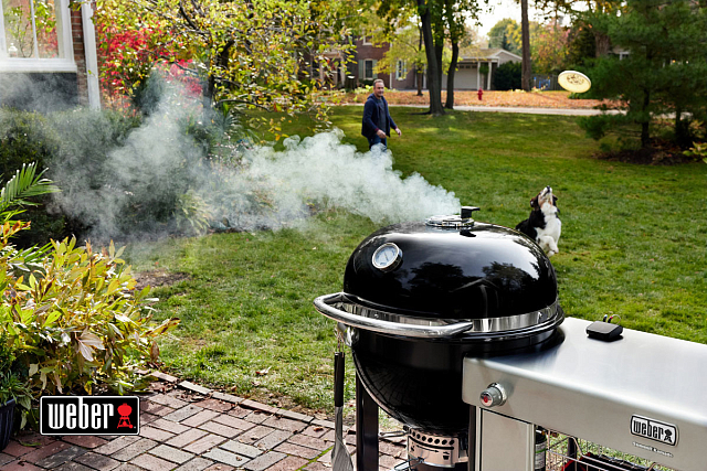 угольный гриль weber summit kamado s-6