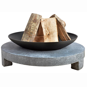 Уличный чугунный очаг на круглом основании Concretika Iron E60, уличное оборудование