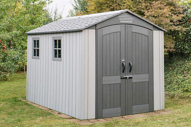Пластиковый сарай Lifetime WoodLook 7 х 12 