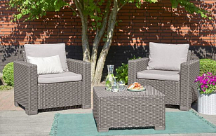 Кресло Keter California (2 шт) капучино для дачи Кресло Keter California (2 шт) капучино, садовая мебель