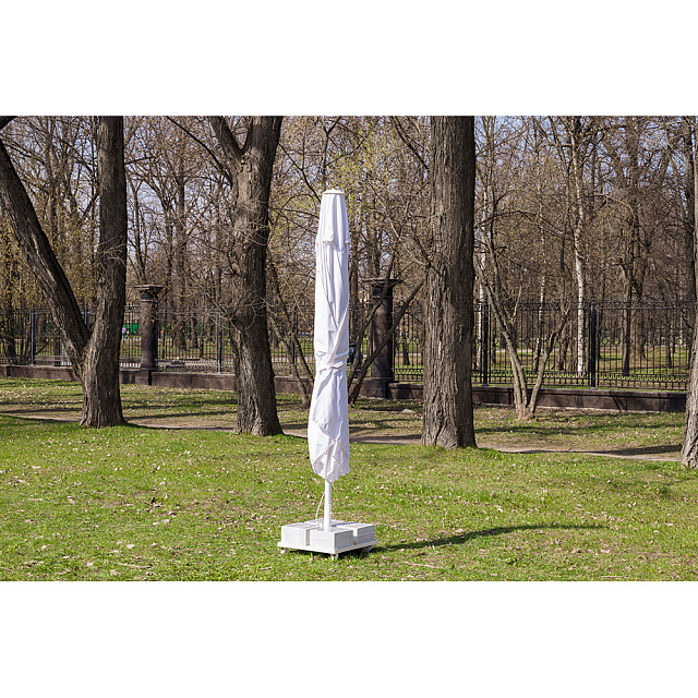 Зонт Lite Mistral 300 квадратный с воланом Цвет: белый 