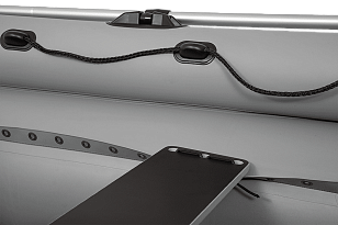 Лодка ПВХ Фрегат 390 F серая для хобби и пикника