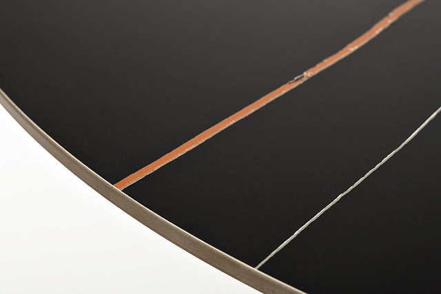 Стол 4SIS Луна интерьерный Цвет: черный матовый 