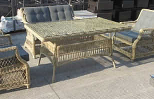 Плетеный стол Joygarden Oslo 140 см