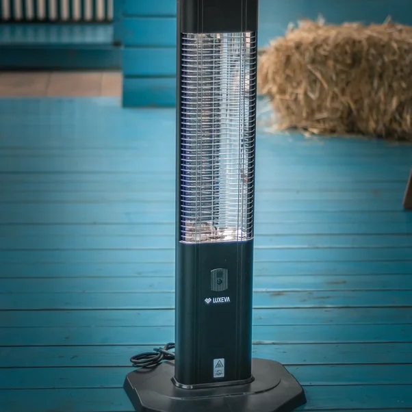 Уличный электрический обогреватель Luxeva VR black 2500 