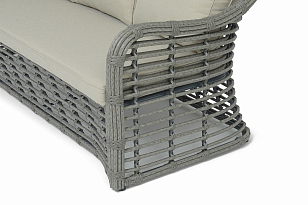 Диван 4SIS Ницца 3-местный, цвет серый для дачи Диван 4SIS Ницца 3-местный, цвет серый, садовая мебель