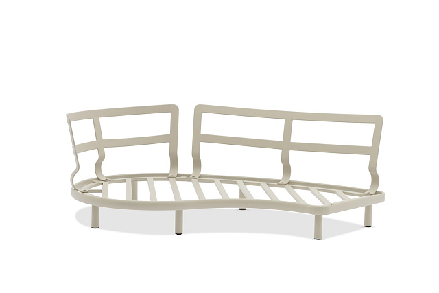 Лаунж зона (диван и парные столики) Brafritid Gotland бежевый, алюминий 