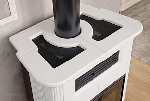 Печь дровяная La Nordica Fortuna Wanda Classic Цвет: белый, товары для загородного дома