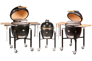 Керамический гриль Monolith Junior Red 2.0 на ножках