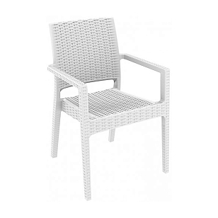 Кресло Siesta Contract Ibiza Цвет: белый для дачи Кресло Siesta Contract Ibiza Цвет: белый, садовая мебель