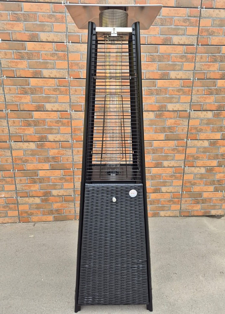 Уличный газовый обогреватель WWT 13I Rotang Black Mini 