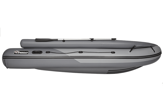 Лодка ПВХ Фрегат 420 Air F (НДНД) серая
