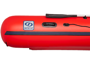 Лодка ПВХ Фрегат 480 FM Light Jet красная для хобби и пикника