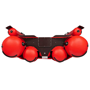 Лодка ПВХ Фрегат 430 FM Jet/L/S красная для хобби и пикника