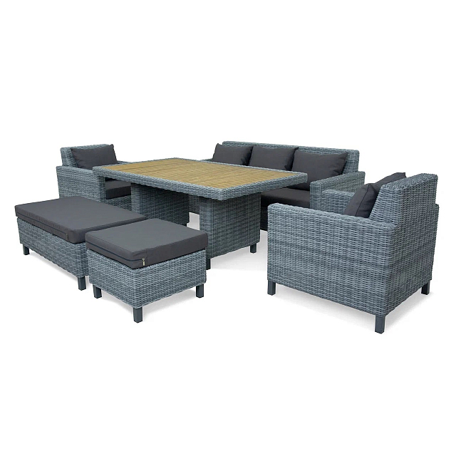 Комплект садовой мебели MOKKA BELLA с 3-х местным диваном 