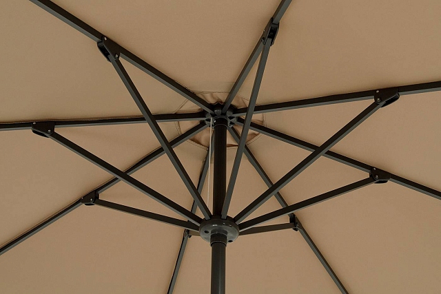 Зонт садовый 4SIS Джулия 3 х 3 м, центральная опора, тент бежевый 