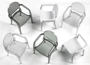 Кресло Scab Design Igloo Цвет: серый для дачи Кресло Scab Design Igloo Цвет: серый, садовая мебель