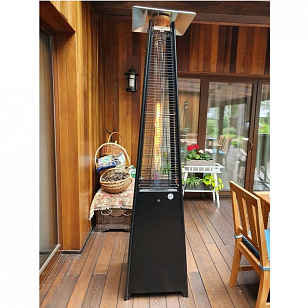 Уличный газовый обогреватель WWT 13I Total Black, уличное оборудование