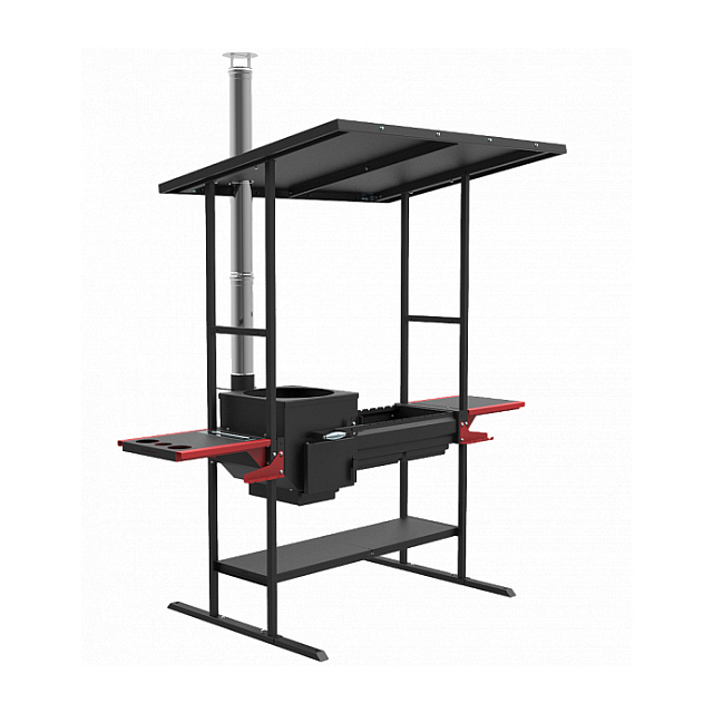 Печь-мангал Grillver Iscander 360 Inkline Air