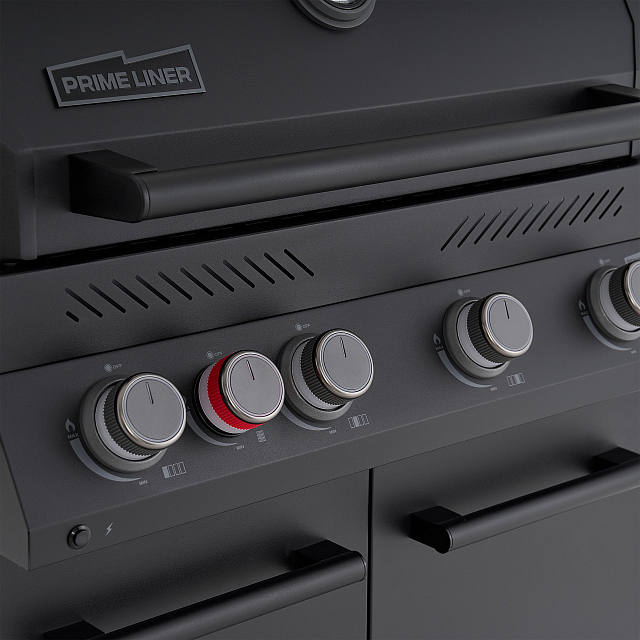 газовый гриль primeliner g class 4b deluxe черный
