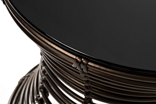 Кофейный стол 4SIS Парма Цвет: бронзовый для дачи Кофейный стол 4SIS Парма Цвет: бронзовый, садовая мебель